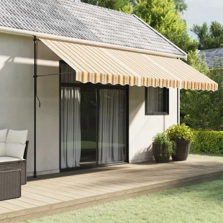 Colorful striped awning replacement fabric 4.5x3 m by vidaXL, Awnings - Ref: Foro24-367738, Price: 62,75 €, Discount: %