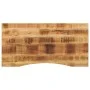 Gebogene Schreibtischplatte mit rauem Mangoholz 120x60x2,5 cm von vidaXL, Schreibtischzubehör und Produkte - Ref: Foro24-3701...