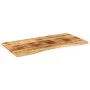 Gebogene Schreibtischplatte mit rauem Mangoholz 120x60x2,5 cm von vidaXL, Schreibtischzubehör und Produkte - Ref: Foro24-3701...