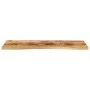 Gebogene Schreibtischplatte mit rauem Mangoholz 120x60x2,5 cm von vidaXL, Schreibtischzubehör und Produkte - Ref: Foro24-3701...