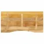 Gebogene Schreibtischplatte mit rauem Mangoholz 120x60x2,5 cm von vidaXL, Schreibtischzubehör und Produkte - Ref: Foro24-3701...