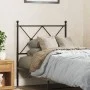 Kopfteil aus schwarzem Metall, 80 cm von vidaXL, Kopf- und Fußteile - Ref: Foro24-376529, Preis: 36,59 €, Rabatt: %