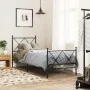Kopfteil aus schwarzem Metall, 80 cm von vidaXL, Kopf- und Fußteile - Ref: Foro24-376529, Preis: 36,59 €, Rabatt: %