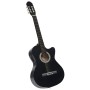 Western classical guitar with equalizer and 6 strings black by vidaXL, Guitars - Ref: Foro24-70138, Price: 92,59 €, Discount: %