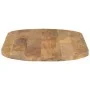 Ovale Tischplatte aus massivem Mangoholz 80x40x2,5 cm von vidaXL, Tischplatten - Ref: Foro24-370122, Preis: 59,36 €, Rabatt: %