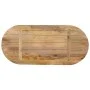 Ovale Tischplatte aus massivem Mangoholz 80x40x2,5 cm von vidaXL, Tischplatten - Ref: Foro24-370122, Preis: 59,36 €, Rabatt: %