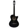 Western classical guitar with equalizer and 6 strings black by vidaXL, Guitars - Ref: Foro24-70138, Price: 92,59 €, Discount: %