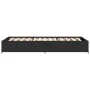 Estructura de cama madera de ingeniería y metal negro 90x200 cm de vidaXL, Camas y somieres - Ref: Foro24-845111, Precio: 87,...