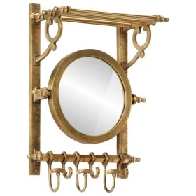 Luggage rack with hangers and aluminum wall mirror by vidaXL, Hat and coat racks - Ref: Foro24-357835, Price: 153,31 €, Disco...