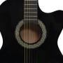 Western classical guitar with equalizer and 6 strings black by vidaXL, Guitars - Ref: Foro24-70138, Price: 92,59 €, Discount: %