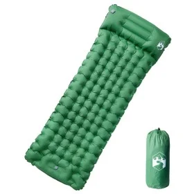 Self-inflating camping mattress with pillow 1 person green by vidaXL, Air mattresses - Ref: Foro24-4007097, Price: 47,77 €, D...