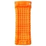 Colchón de camping autoinflable con almohada 1 persona naranja de vidaXL, Colchones de aire - Ref: Foro24-4007095, Precio: 47...