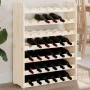Solid pine wood bottle rack 67.5x25x87 cm by vidaXL, Wine racks - Ref: Foro24-4007559, Price: 49,78 €, Discount: %