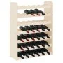 Solid pine wood bottle rack 67.5x25x87 cm by vidaXL, Wine racks - Ref: Foro24-4007559, Price: 49,78 €, Discount: %