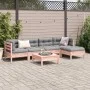 Set de sofás jardín 6 pzas con cojines madera abeto Douglas de vidaXL, Conjuntos de jardín - Ref: Foro24-3299406, Precio: 445...