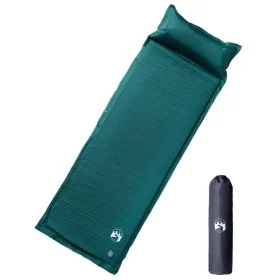 Self-inflating camping mattress with pillow 1 person green by vidaXL, Air mattresses - Ref: Foro24-4007131, Price: 44,49 €, D...