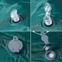 Colchón de camping autoinflable con almohada 1 persona verde de vidaXL, Colchones de aire - Ref: Foro24-4007131, Precio: 44,4...