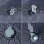 Colchón de camping autoinflable con con almohada 1 persona gris de vidaXL, Colchones de aire - Ref: Foro24-4007133, Precio: 6...