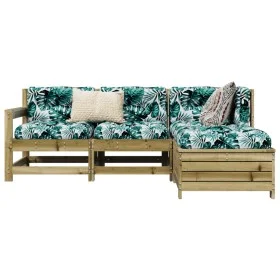 Garden sofa set 4 pieces impregnated pine wood by vidaXL, Garden sets - Ref: Foro24-3250779, Price: 255,03 €, Discount: %