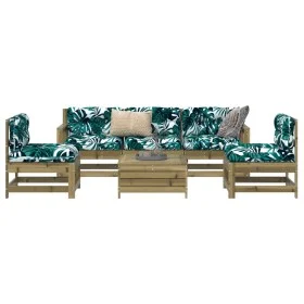 Garden sofa set 6 pieces impregnated pine wood by vidaXL, Garden sets - Ref: Foro24-3250747, Price: 341,68 €, Discount: %