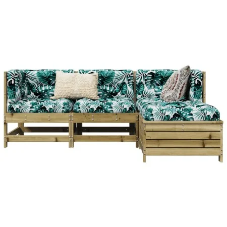 Garden sofa set 4 pieces impregnated pine wood by vidaXL, Garden sets - Ref: Foro24-3250787, Price: 256,70 €, Discount: %