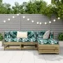Garden sofa set 4 pieces impregnated pine wood by vidaXL, Garden sets - Ref: Foro24-3250787, Price: 256,70 €, Discount: %