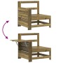 Gartensofa-Set 5-teilig aus imprägniertem Kiefernholz von vidaXL, Gartensets - Ref: Foro24-3250815, Preis: 352,44 €, Rabatt: %