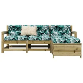 Garden sofa set 4 pieces impregnated pine wood by vidaXL, Garden sets - Ref: Foro24-3250803, Price: 239,45 €, Discount: %