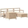 Juego de sofás de jardín 5 piezas madera maciza de pino de vidaXL, Conjuntos de jardín - Ref: Foro24-3250504, Precio: 323,12 ...
