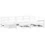Gartensofa-Set 8-teilig aus massivem weißem Kiefernholz von vidaXL, Gartensets - Ref: Foro24-3250573, Preis: 546,90 €, Rabatt: %