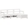 Garden sofa set 4 pieces solid white pine wood by vidaXL, Garden sets - Ref: Foro24-3250793, Price: 276,16 €, Discount: %