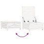 Gartensofa-Set 10-teilig aus massivem weißem Kiefernholz von vidaXL, Gartensets - Ref: Foro24-3250637, Preis: 709,60 €, Rabat...