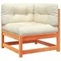 6-piece garden sofa set with wax-brown pine wood cushions by vidaXL, Garden sets - Ref: Foro24-3295819, Price: 619,57 €, Disc...