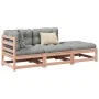 3-piece garden sofa set with Douglas fir wood cushions by vidaXL, Garden sets - Ref: Foro24-3295833, Price: 261,72 €, Discoun...