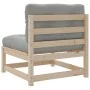3-piece garden sofa set with solid pine wood cushions by vidaXL, Garden sets - Ref: Foro24-3295831, Price: 251,33 €, Discount: %