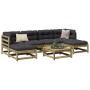 7-teiliges Gartensofa-Set mit Kissen aus imprägniertem Kiefernholz von vidaXL, Gartensets - Ref: Foro24-3295825, Preis: 589,6...