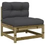 7-piece garden sofa set with impregnated pine wood cushions by vidaXL, Garden sets - Ref: Foro24-3295825, Price: 581,95 €, Di...