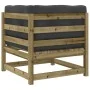 7-piece garden sofa set with impregnated pine wood cushions by vidaXL, Garden sets - Ref: Foro24-3295825, Price: 581,95 €, Di...