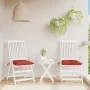 Gartenstuhlkissen 2 Stück Oxford-Stoff Rot 40x40x7 cm von vidaXL, Kissen für Stühle und Sofas - Ref: Foro24-361468, Preis: 21...