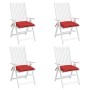 Gartenpalettenkissen 4 Stück Oxford-Stoff rot 50x50x7 cm von vidaXL, Kissen für Stühle und Sofas - Ref: Foro24-361526, Preis:...