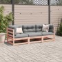 3-piece garden sofa set with Douglas fir wood cushions by vidaXL, Garden sets - Ref: Foro24-3299270, Price: 299,83 €, Discoun...