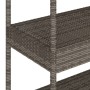 Bar cart 3 levels PE rattan and solid gray acacia wood by vidaXL, Kitchen and dining carts - Ref: Foro24-368724, Price: 167,6...