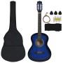 Konzertgitarren-Set für Kinder Anfänger 8-teilig blau 3/4 36" von vidaXL, Gitarren - Ref: Foro24-70117, Preis: 69,72 €, Rabat...