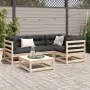 Garden sofa set 5 pieces solid pine wood by vidaXL, Garden sets - Ref: Foro24-3299419, Price: 275,86 €, Discount: %