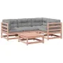5-piece garden sofa set with Douglas fir wood cushions by vidaXL, Garden sets - Ref: Foro24-3299425, Price: 432,56 €, Discoun...