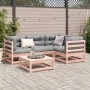 5-piece garden sofa set with Douglas fir wood cushions by vidaXL, Garden sets - Ref: Foro24-3299425, Price: 432,56 €, Discoun...