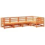Garden sofa set 5 pieces solid pine wood wax brown by vidaXL, Garden sets - Ref: Foro24-3299431, Price: 330,63 €, Discount: %