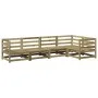 Gartensofa-Set 5-teilig aus imprägniertem Kiefernholz von vidaXL, Gartensets - Ref: Foro24-3299433, Preis: 301,63 €, Rabatt: %