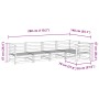 Garden sofa set 5 pieces impregnated pine wood by vidaXL, Garden sets - Ref: Foro24-3299433, Price: 305,63 €, Discount: %