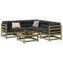 Gartensofa-Set 6-teilig aus imprägniertem Kiefernholz von vidaXL, Gartensets - Ref: Foro24-3299444, Preis: 343,16 €, Rabatt: %